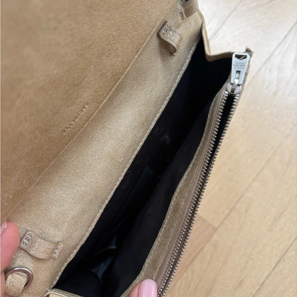 All Saints Metallic Shoulder Bag